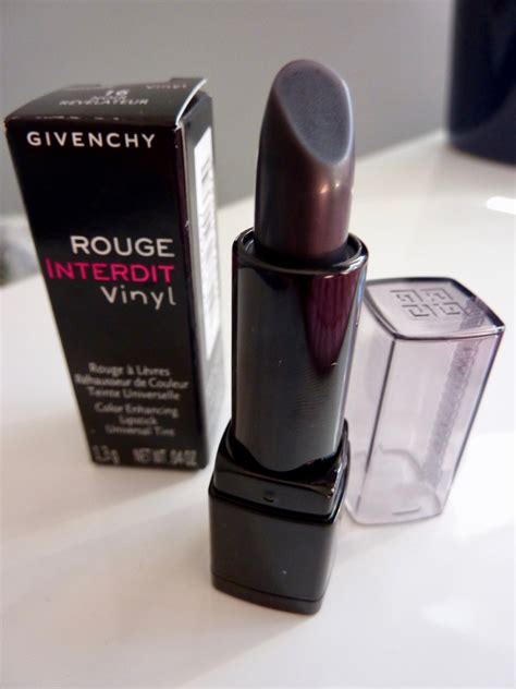 givenchy rouge interdit vinyl lipstick